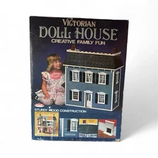 Vintage 70s Skilcraft Victorian Doll House Kit No.680 NEW Unassembled RARE