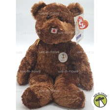 Ty Beanie Buddy Japan 2002 FIFA World Cup Bear Plush