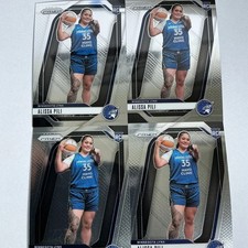 2024 Panini Prizm WNBA Alissa Pili (4)Card Rookie Lot Minnesota Lynx RC