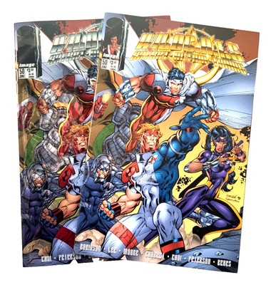 Image W.I.L.D.C.A.T.S. 1998 #50 + Chromium Foil Variant Last Issue NM- Ship FREE