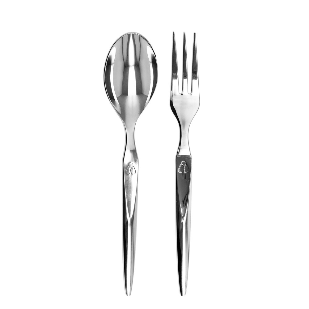 Couvert de service Laguiole Héritage acier inoxydable inox dimensions 25.50x5.40 cm