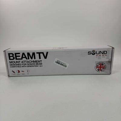 Sound Bass Beam TV Mount for Sonos Beam Gen 1 & 2 Soundbar Black Kit