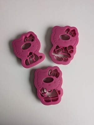   Tupperware - Tupper - 3x Hello Kitty Ausstecher - Pink - Weihnachten - Kekse  