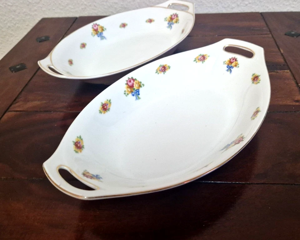 2 Porezellan Servierteller - Bild 2 von 4