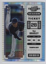 2023 Chronicles Contenders Optic Season Ticket Hyper Prizm 60/75 Taj Bradley x5u