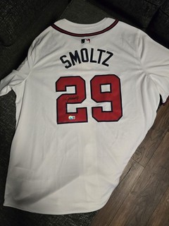 Atlanta Braves John Smoltz Signed Jersey Beckett COA