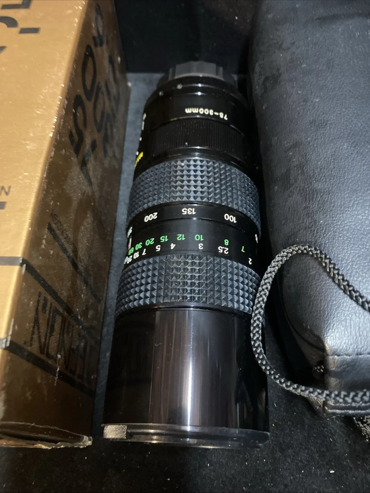 Tefnon  75-300 f5.6  Unused LensFrom Japan With Box And Case - Image 2 of 4