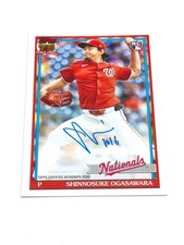 2026 Topps Shinnosuke Ogasawara Washington Nationals RC Auto  #91A-SHIN