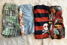 Gymboree GAP Boys Swim Trunks Size 5T 5 6 Lot Of 4 Pairs NWT EUC