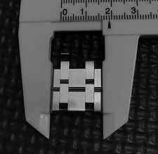 NEW Genuine MAURICE LACROIX AIKON Bracelet 2 Links 19mm SS 388