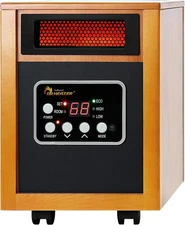 Dr Infrared Heater 1500 Watt Portable Space Heater Energy Saving Dual Heating