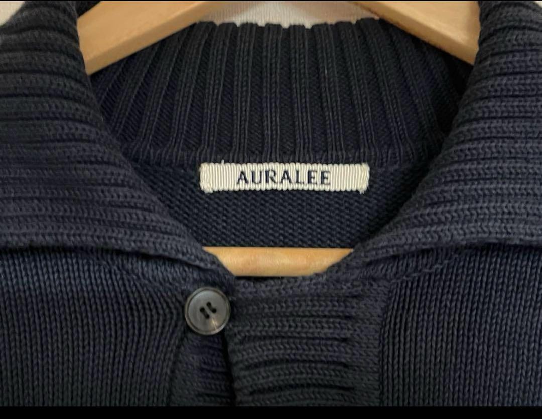 トップス AURALEE COTTON CORD PLATING KNIT SKIPPER Auralee Cotton Cord Plating Knit Skipper - Beige | Garmentory