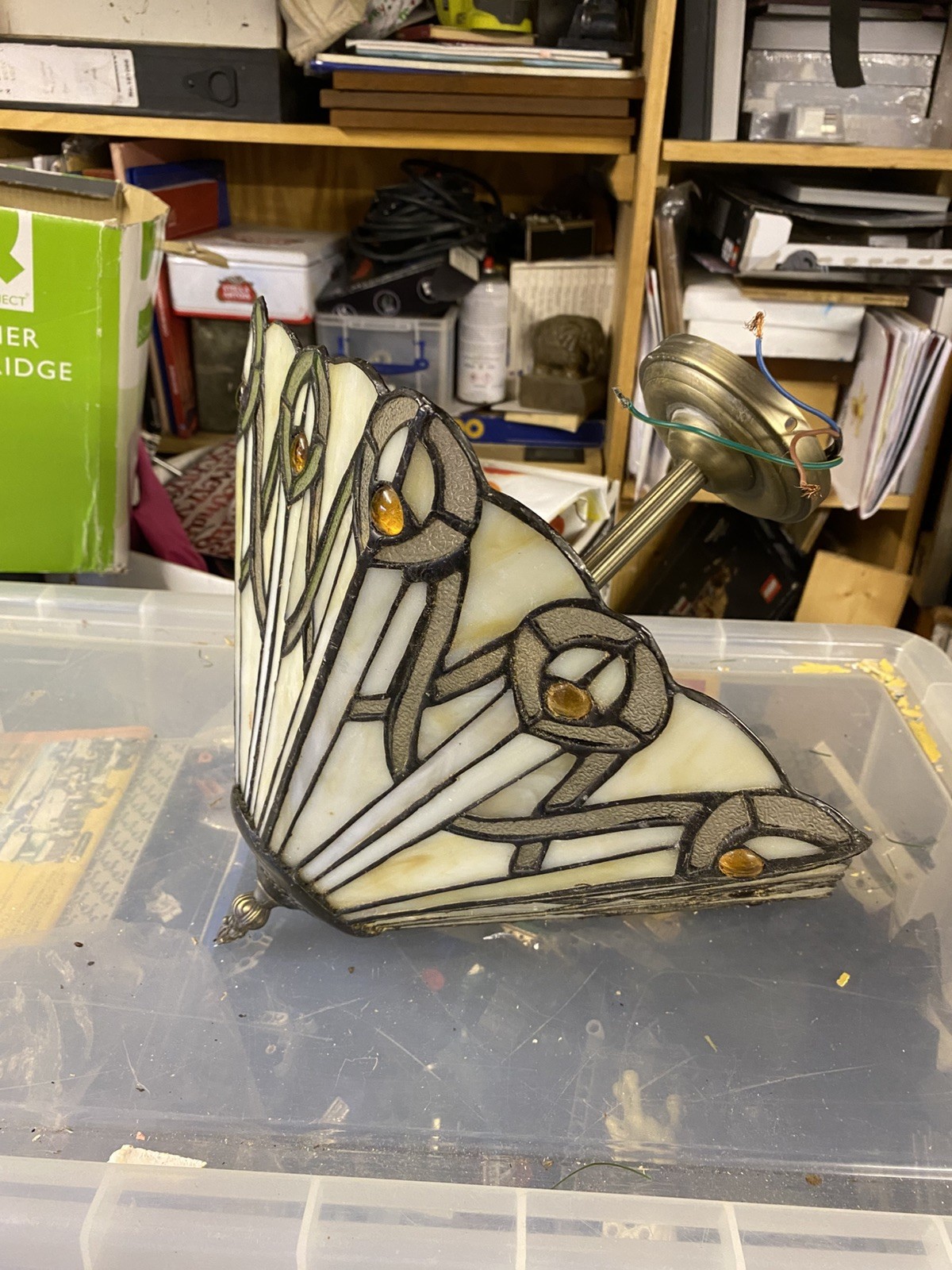 Tiffany Style  Ceiling Light Shade - Stained Glass