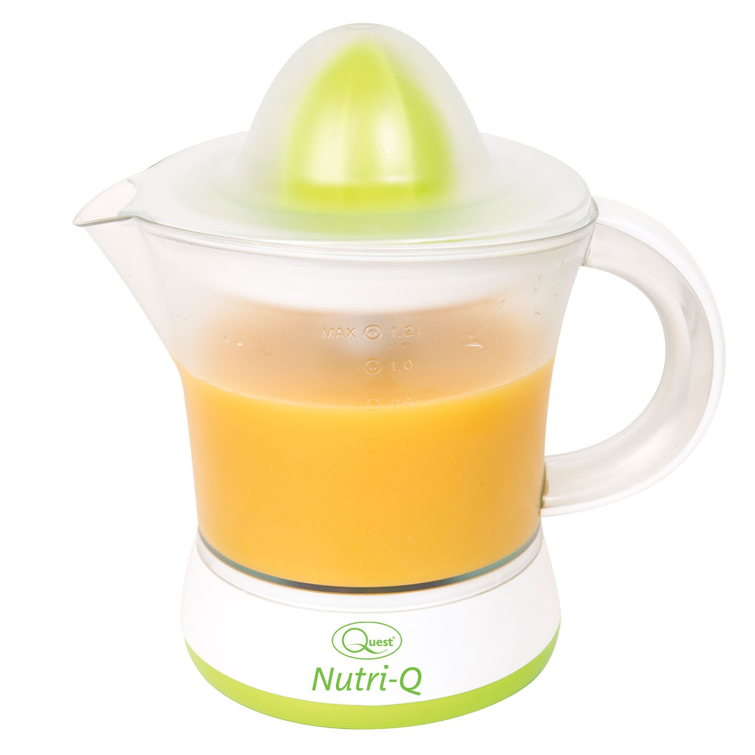 Nutri-Q 1.2 Litres Electric Citrus Juicer Fruit Juice Extractor Quick Press Jug