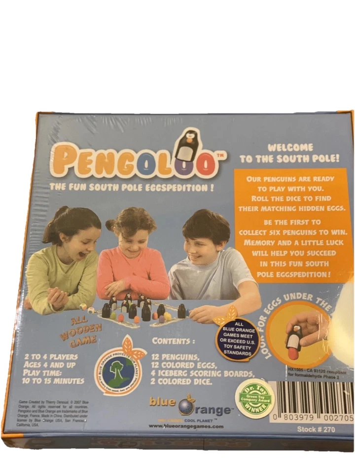 Pengoloo Wooden Skill Building Memory Color Recognition Game Penguins New Sealed - Image 3 of 3