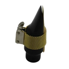 Eastern Music mesh chain saxophone mouthpiece ligature in soft circular shape