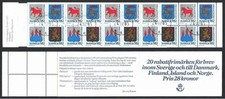 Schweden, 1982, Michel-Nr. 1189-1192, MH 87, gestempelt