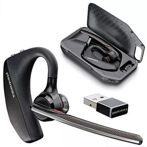 Plantronics Voyager 5200 UC Smart Sensor Bluetooth Headset with BT600  Adapter