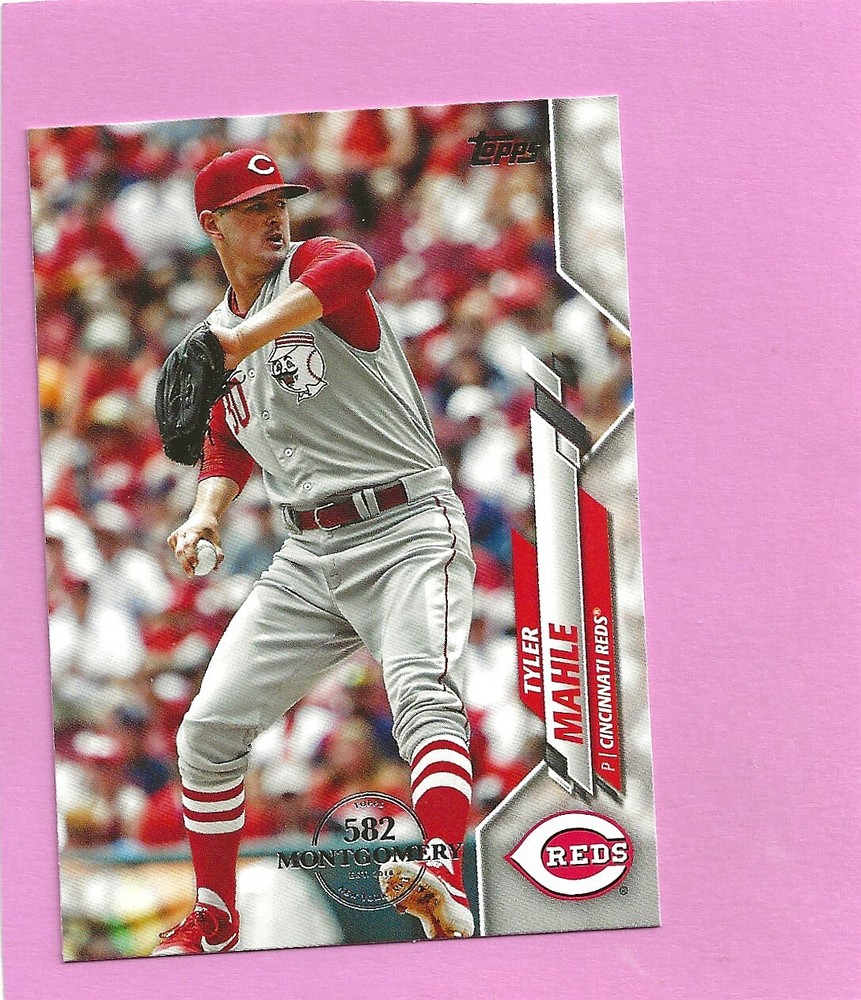 2020 Topps 582 Montgomery Club Foil Stamp #460 Tyler Mahle Cincinnati Reds