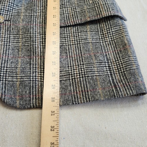 Para Hombres De Colección Tommy Hilfiger Tweed Lana Traje Chaqueta Blazer Abrigo 40S Hecho en Unión - Imagen 10 de 11