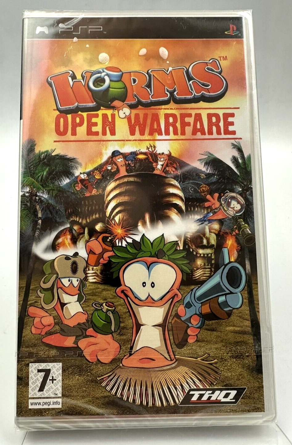 PSP Worms Open Warfare (2006), UK Pal, Brand New & Factory Sealed