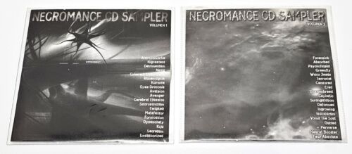 Necromance CD Sampler Volumen 1 & Volumen 2 CDr Bundle 39 Death Metal Tracks