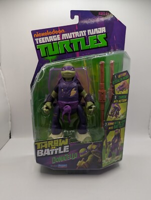 Teenage Mutant Ninja Turtles Throw n Battle Actionfigur - Donnie Donatello
