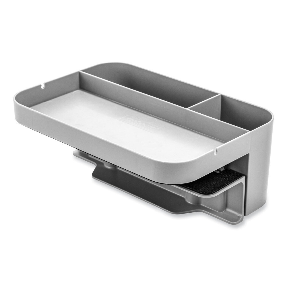 deflecto 400002 Two Sections Standing Desk Large Desk Organizer - Gray New-image