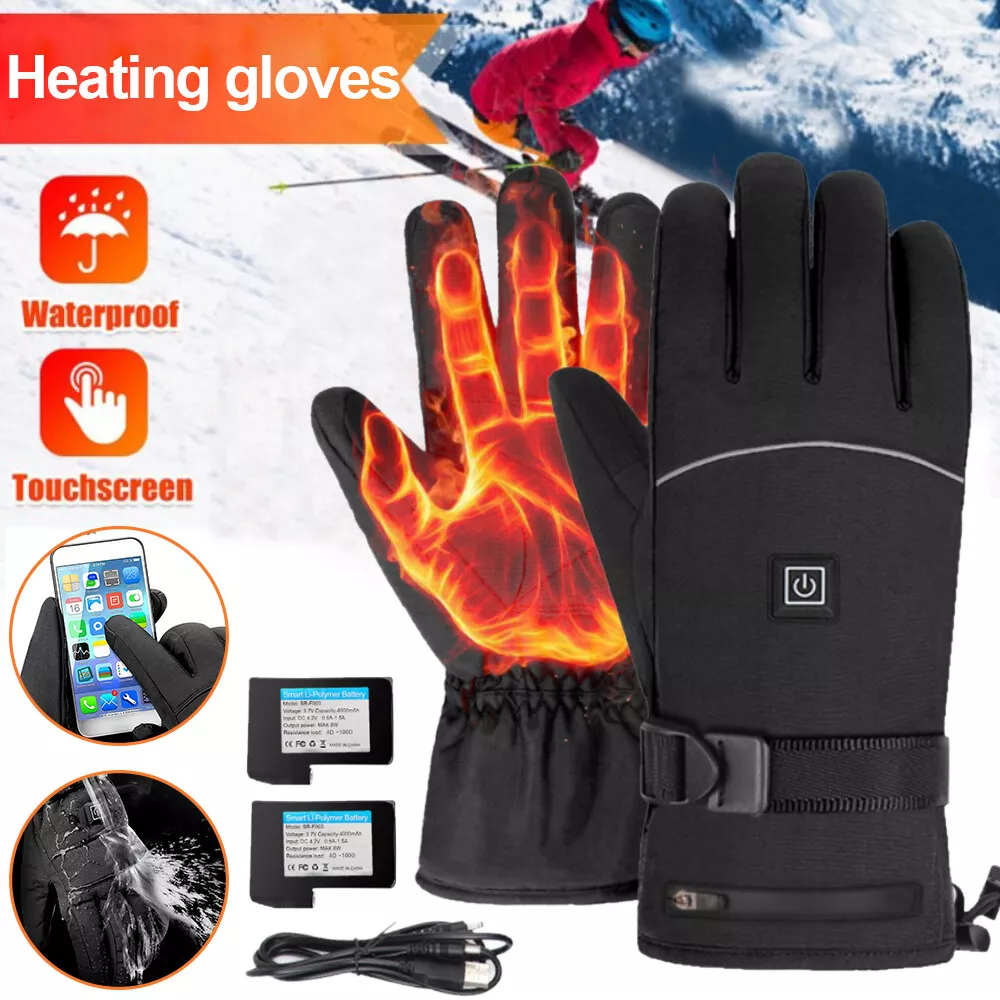 Rechargeable Gloves Motorcycle eBay Motorbike Electric Waterproof | Battery Warm Heated