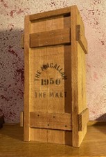 MACALLAN 1950 sigillo rosso/nastro rosso -- VECCHIA scatola in legno -- MOLTO RARO