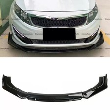 For Kia Optima Universal Front Bumper Lip Spoiler Splitter Glossy Black For Kia Optima Universal Front Bumper Lip Spoiler Splitter Glossy Black