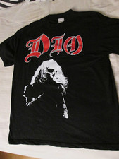 Ronnie James Dio Vintage T shirt M  Spirit  image  Silhouette DIO 2 sided