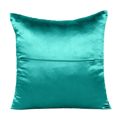 Cushion Cover Pillow Case Throw 18x18 Soft Decorative Solid Satin Pillow Shams - Picture 111 of 191