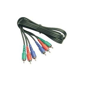 CAVO VIDEO 3 SPINE RCA / 3 SPINE RCA SEGNALE RGB (ROSSO VERDE BLUE ...
