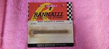 RANNALLI  1702 3" Brass Slot Car Body Mounts 2 w/ 4 Screws/ Original Package
