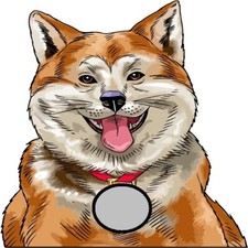 30 Custom Silver Medal Dog Personalized Address Labels