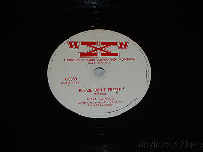 #ad #ad HELEN GRAYCO Say The Word Please Don#x27;t Freeze On Me 78 RPM X Records 0089 VG $6.49