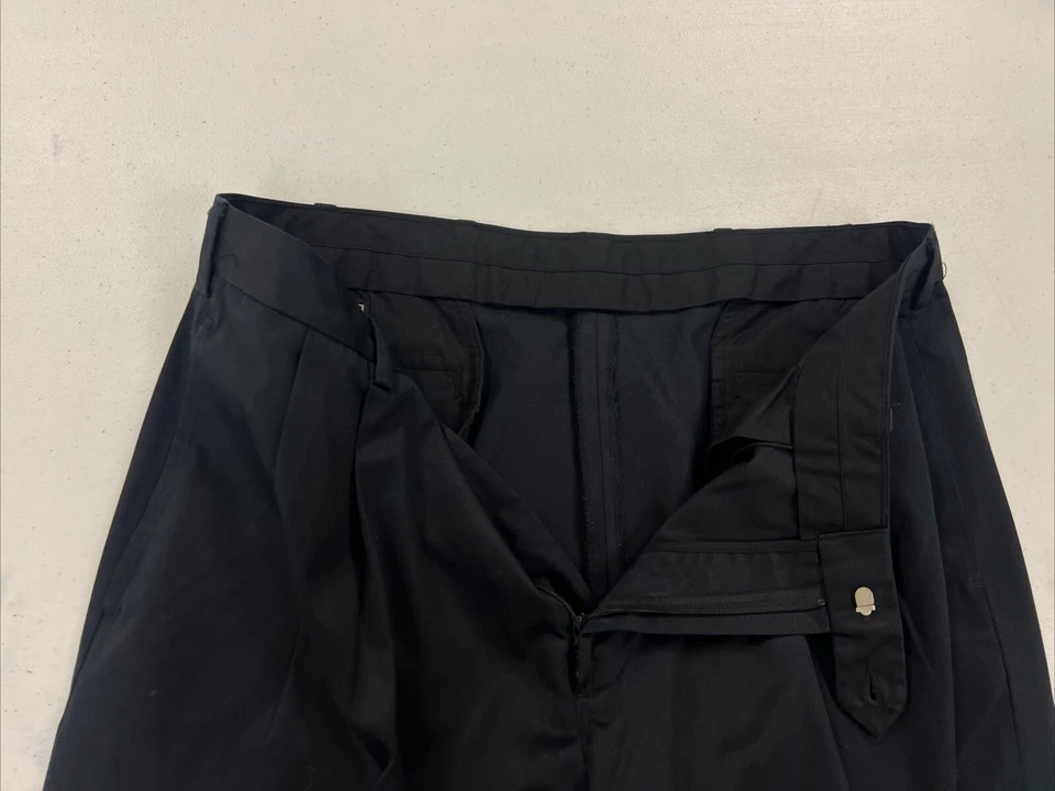 Jos A. Pantalones Bank Hombre Negro Algodón Sólido Caqui 37X30 $128 Foto 2 de 4
