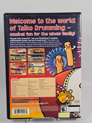 Taiko Drum Master Bundle (Sony PlayStation 2, 2004) CIB - Picture 4 of 6