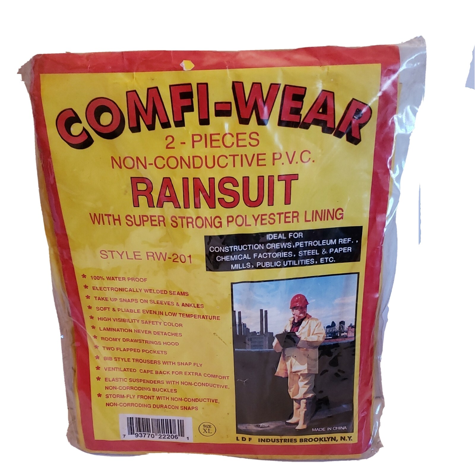 Comfiwear 2 Piece construction Rain Suit. Rain gear. eBay