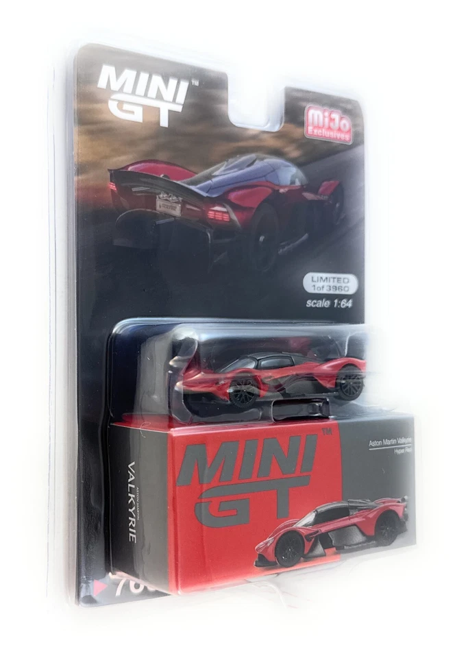 Mini GT 1:64 Aston Martin Valkyrie Hyper Red 1:64 Scale Model MGT00766-3I - Image 3 of 4