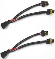 Splitter Draht P 9006 HB4 Zwei Gurt Kopf Licht Stecker Play Niedrig Beam Buchse