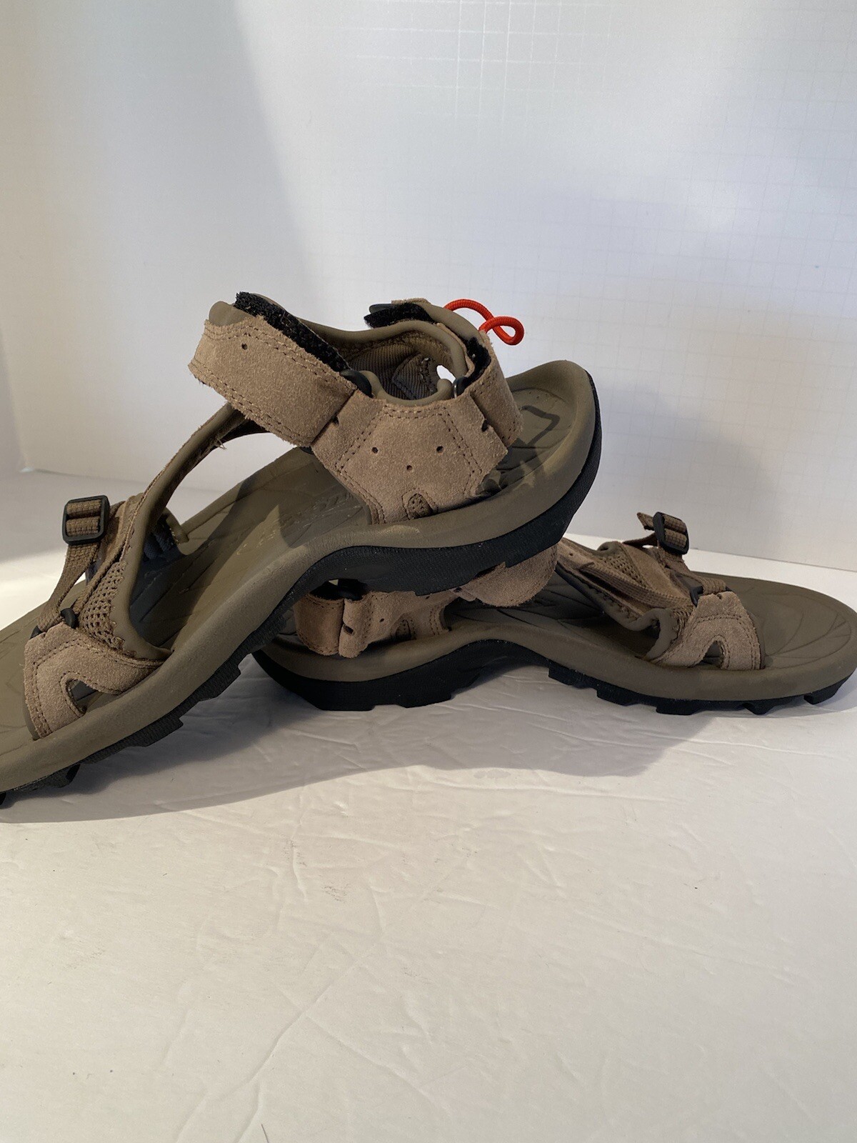 Teva Mens Sandals Spoiler Classic Hiking Outdoors Straps Tan Brown Sz 9