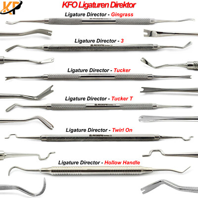 KFO Bandsetzer Ligaturen Adapter Direktor Zahnsonde Kieferorthopädie Setzer CE