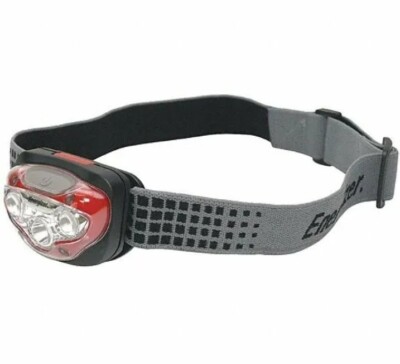 (2) ENERGIZER LED Headlamp, Maximum Lumens Output: 300, Red - Model #HDBIN32EB