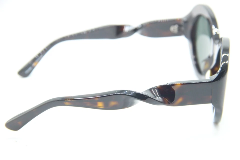 NUEVAS GAFAS DE SOL BALENCIAGA BB 0208S 002 VERDE TORTUGA MARRÓN AUTÉNTICAS 53-24 Foto 3 de 4