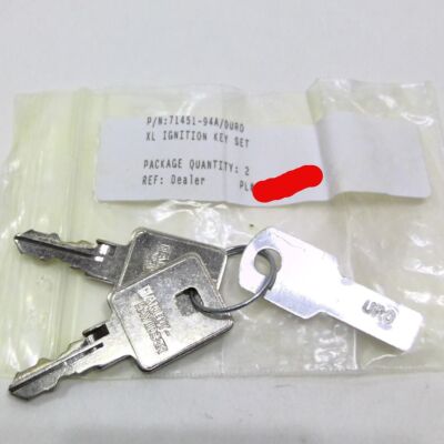 NOS Genuine HARLEY DAVIDSON Sportster XL KEY SET OEM CODE 0UR0 71451-94A