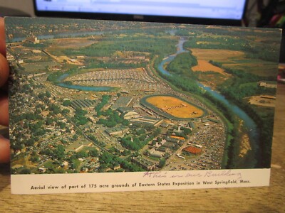 O9 Old MASSACHUSETTS Postcard West Springfield Eastern States Exposition Grounds