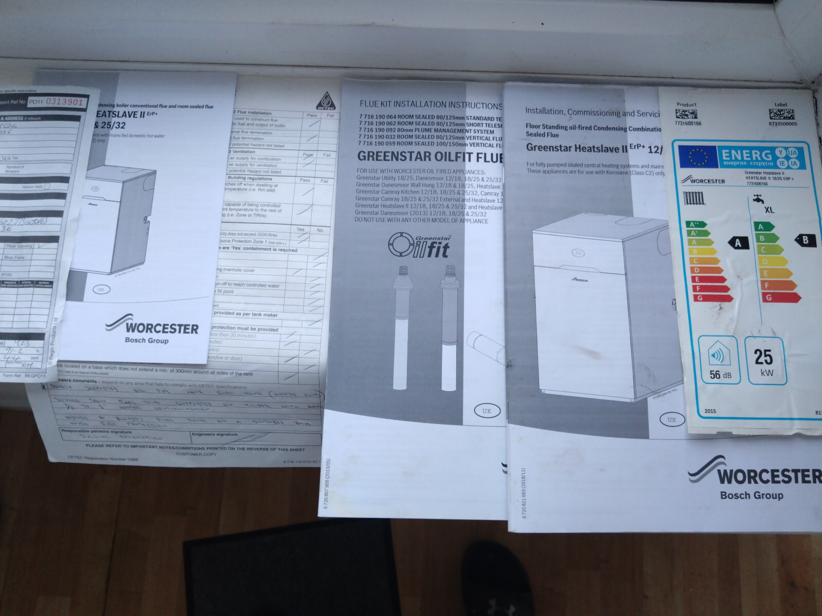 Worcester Bosch Greenstar Heatslave II 18/25kW ErP Combi Oil Boiler eBay