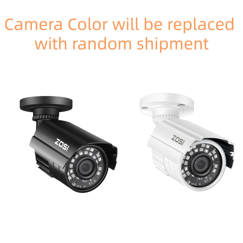 ZOSI 1080p 4in1 Wired Home CCTV Security Camera Outdoor Waterproof Night Vision - Image 2 of 4